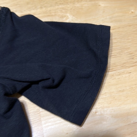 Decree top women’s large black lace collar cute fashion t-shirt - Picture 2 of 5